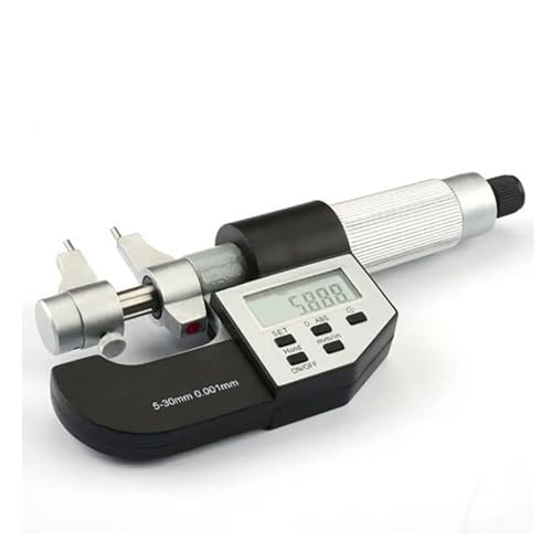 Digitaler Messschieber, Digitaler Mikrometer 5–30 Mm 25–50 Mm 50–75 Mm 75–100 Mm Ip54 Innenmikrometer 0,001 Mm Mm/Zoll Elektronischer Messschieber Präzision Für Präzise, （5-30Mm Contain Loop-1） von WDSOPK