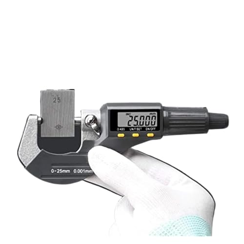 WDSOPK Digitaler Messschieber, 0–25 Mm, Digitaler Außenmikrometer, Professionelle Dickenmesswerkzeuge In Zoll/Metrisch, 0,00005 Zoll/0,001 Mm Auflösung Für Präzise, Wiederholbare Messungen WDSOPK Digitaler Messschieber, 0–25 Mm, Digitaler Außenmikrometer, Professionelle Dickenmesswerkzeuge In Zoll/Metrisch, 0,00005 Zoll/0,001 Mm Auflösung Für Präzise, Wiederholbare Messungen von WDSOPK