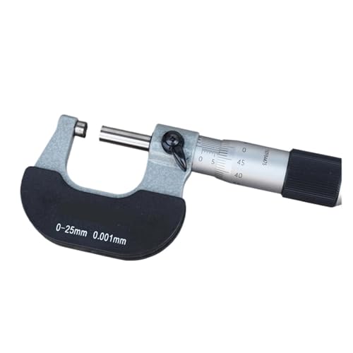WDSOPK Digitaler Messschieber, Hochpräziser Elektronischer Mikrometer Mit Digitaler Anzeige, 0–25 Mm, 25–50 Mm, 50–75 Mm, 75–100 Mm, 0,001 Mm Außenmikrometer Für Präzise, Wieder（1-0-25Mm） von WDSOPK