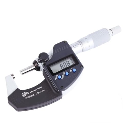 WDSOPK Digitaler Messschieber, Messbereich 0–25/50/75/100 Mm/0,001 293–240/241/242/243–30 Digitale Außenmikrometer Ip65, Genauigkeit 1 µm Für Präzise, Wiederholbare Messungen（25-50Mm 293-241-30-1） von WDSOPK