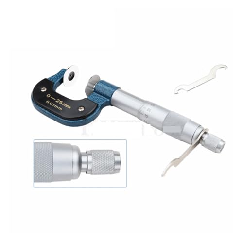 WDSOPK Digitaler Messschieber, Scheibenmikrometer 0–25 Mm/0,01 Außenmikrometer Für Die Länge Von Zahnrädern Und Papierdickenmessgerät, Messwerkzeug Für Präzise, Wiederholbare Me（50-75Mm） von WDSOPK
