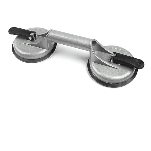 WDSOPK Fugensetzer, Vakuum-Saugnapf, Glasheber, Saugplatte Für Keramikfliesen, Horizontale Absaugung, 50–155 Kg, Fugensetzer, Bauwerkzeug, Langlebig, Langlebig（Double Claw 100Kg-1） von WDSOPK