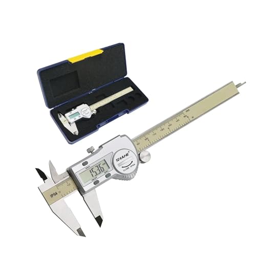 WDSOPK Mikrometer-Messschieber, Digitaler Messschieber, Messschieber 0–150 Mm, Messschieber, Mikrometer-Messgerät, Ip54, Digitaler Messschieber, Messwerkzeug, 0,01, Digitaler Me（0-150Mm-1） von WDSOPK
