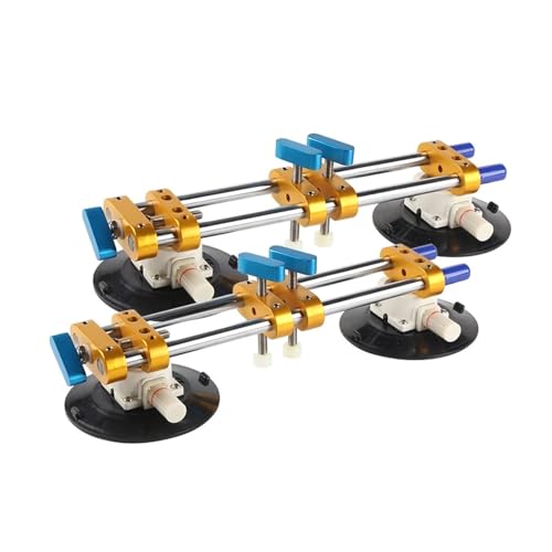 WDSOPK Nahtsetzer, 2 Stück, Steinnahtsetzer Zum Verbinden Und Nivellieren Von Granitarbeitsplatten, Nahtlose Installationswerkzeuge Mit 6-Zoll-Vakuum-Saugnapf, Langlebig（Rubber Suction Cup-1） von WDSOPK