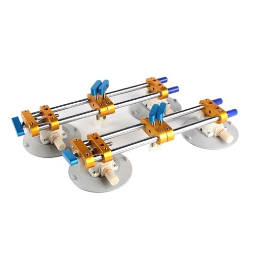 WDSOPK Nahtsetzer, 2 Stück/Set, Steinnahtsetzer Mit 6-Zoll-Vakuum-Saugnäpfen Zum Verbinden Von Granit, Nahtlose Gummi-Vakuum-Nivellierwerkzeuge, Langlebig, Langlebig（Silicone Carton Box-1） von WDSOPK