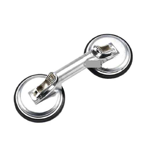 WDSOPK Nahtsetzer, 5 Zoll, 123 Mm, Vakuum-Saugnapf Für Porzellanfliesen, Glasheber, Keramik, Aluminium, 150 Kg Saugplatte, Nahtsetzer, Bewegungswerkzeug, Langlebig（Aluminum Alloy-1） von WDSOPK