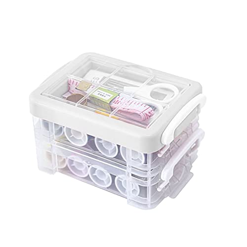WDWDW 30-teiliges Nähkästchen-Set, Aufbewahrung von Nadeln und Fäden, Bastel-Organizer, tragbares Zubehör, für die tägliche Arbeit zu Hause oder selbstgemachte Kleidung WDWDW 30-teiliges Nähkästchen-Set, Aufbewahrung von Nadeln und Fäden, Bastel-Organizer, tragbares Zubehör, für die tägliche Arbeit zu Hause oder selbstgemachte Kleidung von WDWDW