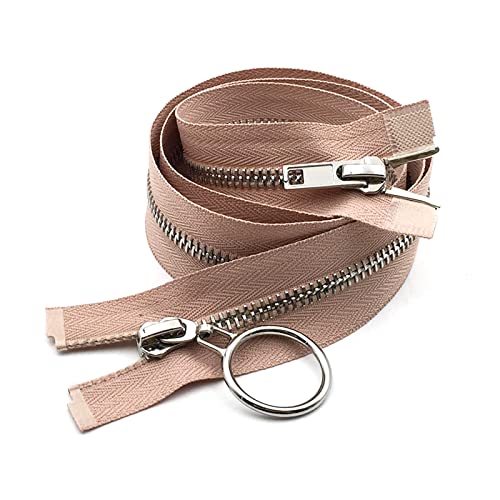 WDWDW Spiralreißverschlüsse, offener Reißverschlussschieber, Doppelschieber für Jacken, Mäntel, DIY-Taschen, Kleidung, Nähzubehör WDWDW Spiralreißverschlüsse, offener Reißverschlussschieber, Doppelschieber für Jacken, Mäntel, DIY-Taschen, Kleidung, Nähzubehör von WDWDW