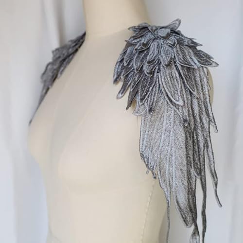 WDWDW Stickapplikation, Brautspitze, 2 Stück/Set, Engelsflügel, Nähen, Blumenkragen, Aufnäher für Hochzeit, Party, Kleid, Brautkleid, Kleidung, DIY, Basteln WDWDW Stickapplikation, Brautspitze, 2 Stück/Set, Engelsflügel, Nähen, Blumenkragen, Aufnäher für Hochzeit, Party, Kleid, Brautkleid, Kleidung, DIY, Basteln von WDWDW