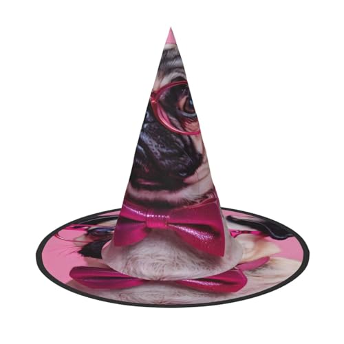 Halloween-Hexenhut, Weihnachtsmannmütze, Premium-Oxford-Gewebe, verstellbar, weich und bequem, für Partys, Karneval, Cosplay und Feiertagsveranstaltungen, 33 cm hoch, leicht, einfach zu tragen, 1 Halloween-Hexenhut, Weihnachtsmannmütze, Premium-Oxford-Gewebe, verstellbar, weich und bequem, für Partys, Karneval, Cosplay und Feiertagsveranstaltungen, 33 cm hoch, leicht, einfach zu tragen, 1 von WDXQHY