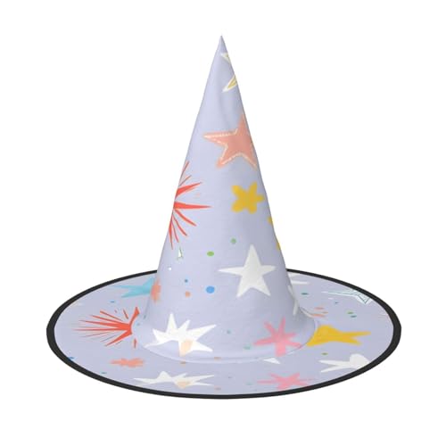 Halloween-Hexenhut, Weihnachtsmannmütze, Premium-Oxford-Gewebe, verstellbar, weich und bequem, für Partys, Karneval, Cosplay und Feiertagsveranstaltungen, 33 cm hoch, leicht, einfach zu tragen, 1 Halloween-Hexenhut, Weihnachtsmannmütze, Premium-Oxford-Gewebe, verstellbar, weich und bequem, für Partys, Karneval, Cosplay und Feiertagsveranstaltungen, 33 cm hoch, leicht, einfach zu tragen, 1 von WDXQHY