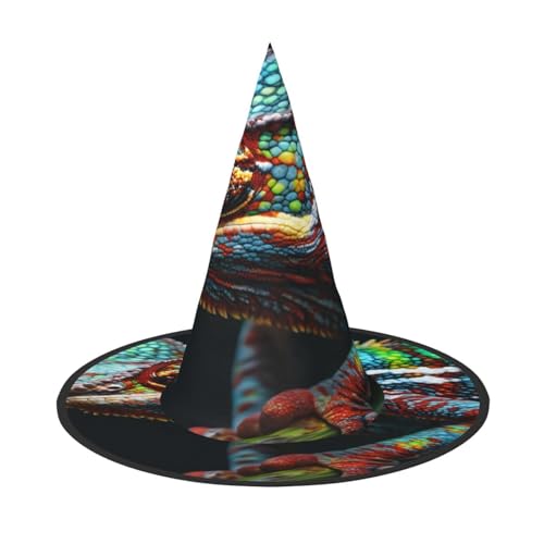 Halloween-Hexenhut, Weihnachtsmannmütze, Premium-Oxford-Gewebe, verstellbar, weich und bequem, für Partys, Karneval, Cosplay und Feiertagsveranstaltungen, 33 cm hoch, leicht, einfach zu tragen, 1 Halloween-Hexenhut, Weihnachtsmannmütze, Premium-Oxford-Gewebe, verstellbar, weich und bequem, für Partys, Karneval, Cosplay und Feiertagsveranstaltungen, 33 cm hoch, leicht, einfach zu tragen, 1 von WDXQHY
