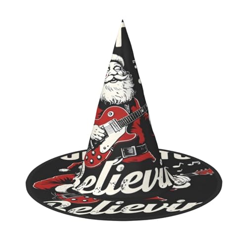 Halloween-Hexenhut, Weihnachtsmannmütze, Premium-Oxford-Gewebe, verstellbar, weich und bequem, für Partys, Karneval, Cosplay und Feiertagsveranstaltungen, 33 cm hoch, leicht, einfach zu tragen, 1 Halloween-Hexenhut, Weihnachtsmannmütze, Premium-Oxford-Gewebe, verstellbar, weich und bequem, für Partys, Karneval, Cosplay und Feiertagsveranstaltungen, 33 cm hoch, leicht, einfach zu tragen, 1 von WDXQHY