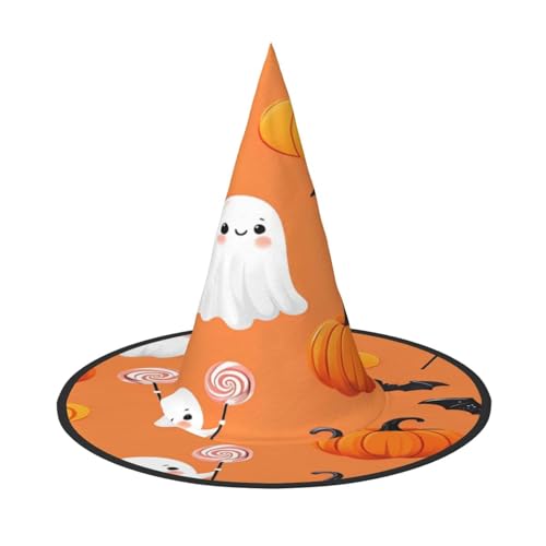Halloween-Hexenhut, Weihnachtsmannmütze, Premium-Oxford-Gewebe, verstellbar, weich und bequem, für Partys, Karneval, Cosplay und Feiertagsveranstaltungen, 33 cm hoch, leicht, einfach zu tragen, 1 Halloween-Hexenhut, Weihnachtsmannmütze, Premium-Oxford-Gewebe, verstellbar, weich und bequem, für Partys, Karneval, Cosplay und Feiertagsveranstaltungen, 33 cm hoch, leicht, einfach zu tragen, 1 von WDXQHY