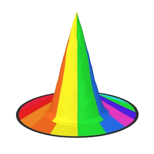 Halloween-Hexenhut, Weihnachtsmannmütze, Premium-Oxford-Gewebe, verstellbar, weich und bequem, für Partys, Karneval, Cosplay und Feiertagsveranstaltungen, 33 cm hoch, leicht, einfach zu tragen, 1 Halloween-Hexenhut, Weihnachtsmannmütze, Premium-Oxford-Gewebe, verstellbar, weich und bequem, für Partys, Karneval, Cosplay und Feiertagsveranstaltungen, 33 cm hoch, leicht, einfach zu tragen, 1 von WDXQHY