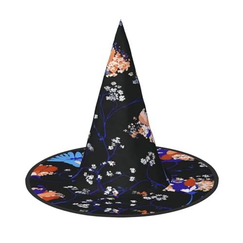 Halloween-Hexenhut, Weihnachtsmannmütze, Premium-Oxford-Gewebe, verstellbar, weich und bequem, für Partys, Karneval, Cosplay und Feiertagsveranstaltungen, 33 cm hoch, leicht, einfach zu tragen, 1 Halloween-Hexenhut, Weihnachtsmannmütze, Premium-Oxford-Gewebe, verstellbar, weich und bequem, für Partys, Karneval, Cosplay und Feiertagsveranstaltungen, 33 cm hoch, leicht, einfach zu tragen, 1 von WDXQHY