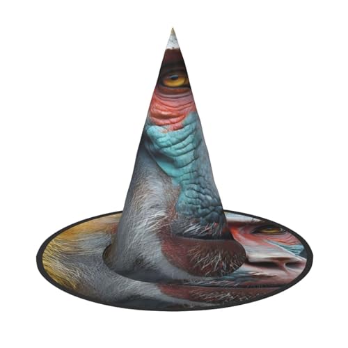 Halloween-Hexenhut, Weihnachtsmannmütze, Premium-Oxford-Gewebe, verstellbar, weich und bequem, für Partys, Karneval, Cosplay und Feiertagsveranstaltungen, 33 cm hoch, leicht, einfach zu tragen, 1 Halloween-Hexenhut, Weihnachtsmannmütze, Premium-Oxford-Gewebe, verstellbar, weich und bequem, für Partys, Karneval, Cosplay und Feiertagsveranstaltungen, 33 cm hoch, leicht, einfach zu tragen, 1 von WDXQHY