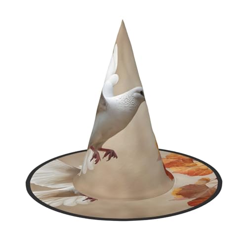 Halloween-Hexenhut, Weihnachtsmannmütze, Premium-Oxford-Gewebe, verstellbar, weich und bequem, für Partys, Karneval, Cosplay und Feiertagsveranstaltungen, 33 cm hoch, leicht, einfach zu tragen, 1 Halloween-Hexenhut, Weihnachtsmannmütze, Premium-Oxford-Gewebe, verstellbar, weich und bequem, für Partys, Karneval, Cosplay und Feiertagsveranstaltungen, 33 cm hoch, leicht, einfach zu tragen, 1 von WDXQHY