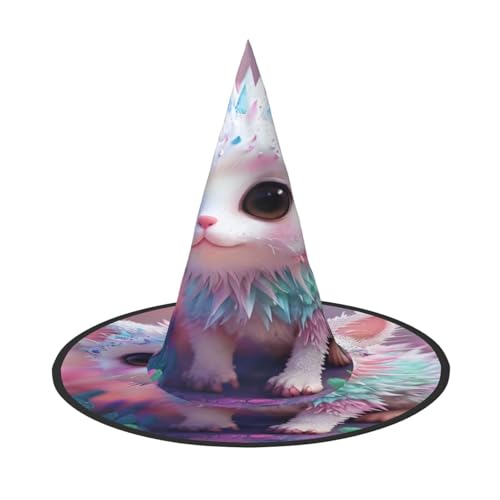 Halloween-Hexenhut, Weihnachtsmannmütze, Premium-Oxford-Gewebe, verstellbar, weich und bequem, für Partys, Karneval, Cosplay und Feiertagsveranstaltungen, 33 cm hoch, leicht, einfach zu tragen, 2 Halloween-Hexenhut, Weihnachtsmannmütze, Premium-Oxford-Gewebe, verstellbar, weich und bequem, für Partys, Karneval, Cosplay und Feiertagsveranstaltungen, 33 cm hoch, leicht, einfach zu tragen, 2 von WDXQHY