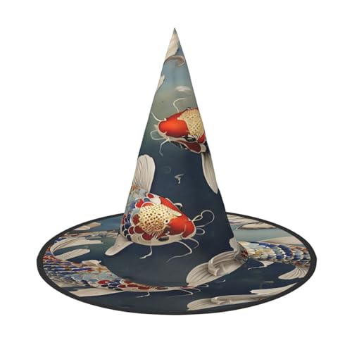 Halloween-Hexenhut, Weihnachtsmannmütze, Premium-Oxford-Gewebe, verstellbar, weich und bequem, für Partys, Karneval, Cosplay und Feiertagsveranstaltungen, 33 cm hoch, leicht, einfach zu tragen, 2 Halloween-Hexenhut, Weihnachtsmannmütze, Premium-Oxford-Gewebe, verstellbar, weich und bequem, für Partys, Karneval, Cosplay und Feiertagsveranstaltungen, 33 cm hoch, leicht, einfach zu tragen, 2 von WDXQHY