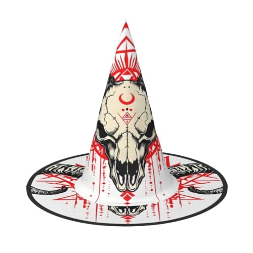 Halloween-Hexenhut, Weihnachtsmannmütze, Premium-Oxford-Gewebe, verstellbar, weich und bequem, für Partys, Karneval, Cosplay und Feiertagsveranstaltungen, 33 cm hoch, leicht, einfach zu tragen, 2 Halloween-Hexenhut, Weihnachtsmannmütze, Premium-Oxford-Gewebe, verstellbar, weich und bequem, für Partys, Karneval, Cosplay und Feiertagsveranstaltungen, 33 cm hoch, leicht, einfach zu tragen, 2 von WDXQHY
