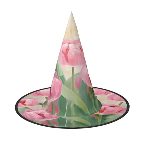 Halloween-Hexenhut, Weihnachtsmannmütze, Premium-Oxford-Gewebe, verstellbar, weich und bequem, für Partys, Karneval, Cosplay und Feiertagsveranstaltungen, 33 cm hoch, leicht, einfach zu tragen, 2 Halloween-Hexenhut, Weihnachtsmannmütze, Premium-Oxford-Gewebe, verstellbar, weich und bequem, für Partys, Karneval, Cosplay und Feiertagsveranstaltungen, 33 cm hoch, leicht, einfach zu tragen, 2 von WDXQHY