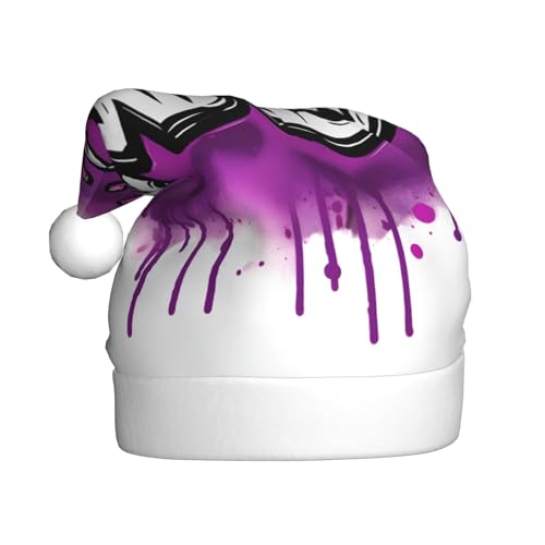 WDXQHY Digitale Graffiti-Weihnachtsmütze für Erwachsene, Plüsch, festliche Feiertagsdekoration und Partyzubehör, Weihnachtsmütze für Erwachsene, Feiertagsparty-Dekorationen WDXQHY Digitale Graffiti-Weihnachtsmütze für Erwachsene, Plüsch, festliche Feiertagsdekoration und Partyzubehör, Weihnachtsmütze für Erwachsene, Feiertagsparty-Dekorationen von WDXQHY