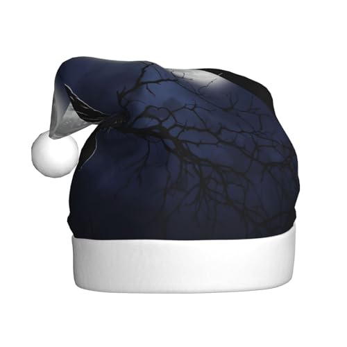 WDXQHY Eule Silhouette Erwachsene Plüsch Weihnachtsmütze Festliche Feiertagsdekoration und Partyzubehör Weihnachtsmütze für Erwachsene Urlaub Party Dekorationen Hut WDXQHY Eule Silhouette Erwachsene Plüsch Weihnachtsmütze Festliche Feiertagsdekoration und Partyzubehör Weihnachtsmütze für Erwachsene Urlaub Party Dekorationen Hut von WDXQHY
