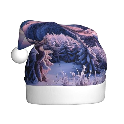 WDXQHY Lila Zedernholz Erwachsene Plüsch Weihnachtsmütze Festliche Feiertagsdekoration und Partyzubehör Weihnachtsmütze für Erwachsene Urlaub Party Dekorationen Hut WDXQHY Lila Zedernholz Erwachsene Plüsch Weihnachtsmütze Festliche Feiertagsdekoration und Partyzubehör Weihnachtsmütze für Erwachsene Urlaub Party Dekorationen Hut von WDXQHY