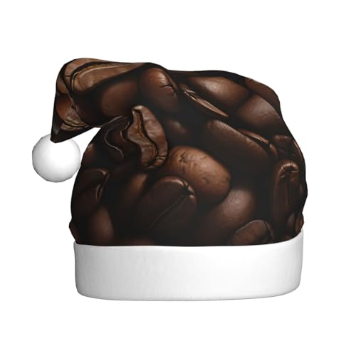 WDXQHY Schwarze Kaffeebohnen für Erwachsene, Plüsch-Weihnachtsmütze, festliche Feiertagsdekoration und Partyzubehör, Weihnachtsmütze für Erwachsene, Feiertagsparty-Dekorationen WDXQHY Schwarze Kaffeebohnen für Erwachsene, Plüsch-Weihnachtsmütze, festliche Feiertagsdekoration und Partyzubehör, Weihnachtsmütze für Erwachsene, Feiertagsparty-Dekorationen von WDXQHY