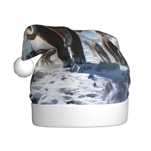 WDXQHY The ancient mammut Adult Plush Christmas Hat Festive Holiday Decoration and Party Accessory Christmas hat for Adult Holiday party decorations hat WDXQHY The ancient mammut Adult Plush Christmas Hat Festive Holiday Decoration and Party Accessory Christmas hat for Adult Holiday party decorations hat von WDXQHY