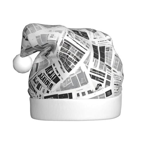 WDXQHY Weihnachtsmütze für Erwachsene aus Plüsch, festliche Feiertagsdekoration und Party-Accessoire, Weihnachtsmütze für Erwachsene, Feiertagsparty-Dekorationen WDXQHY Weihnachtsmütze für Erwachsene aus Plüsch, festliche Feiertagsdekoration und Party-Accessoire, Weihnachtsmütze für Erwachsene, Feiertagsparty-Dekorationen von WDXQHY