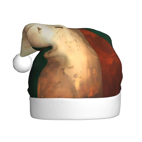WDXQHY Weihnachtsmütze mit irischer Flagge für Erwachsene, Plüsch, festliche Feiertagsdekoration und Partyzubehör, Weihnachtsmütze für Erwachsene, Feiertagsparty-Dekorationen WDXQHY Weihnachtsmütze mit irischer Flagge für Erwachsene, Plüsch, festliche Feiertagsdekoration und Partyzubehör, Weihnachtsmütze für Erwachsene, Feiertagsparty-Dekorationen von WDXQHY