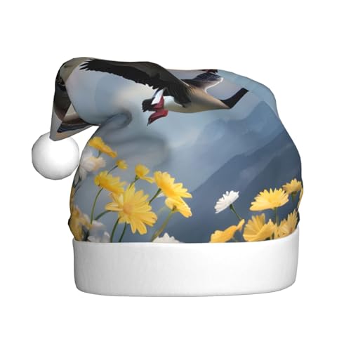 WDXQHY Wilde Gänse fliegen Erwachsene Plüsch Weihnachtsmütze Festliche Feiertagsdekoration und Partyzubehör Weihnachtsmütze für Erwachsene Urlaub Party Dekorationen Hut WDXQHY Wilde Gänse fliegen Erwachsene Plüsch Weihnachtsmütze Festliche Feiertagsdekoration und Partyzubehör Weihnachtsmütze für Erwachsene Urlaub Party Dekorationen Hut von WDXQHY