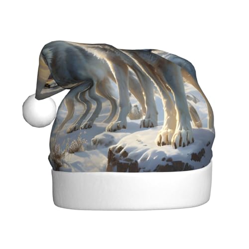 Wachsame Weihnachtsmütze für Erwachsene, Plüsch, festliche Feiertagsdekoration und Partyzubehör, Weihnachtsmütze für Erwachsene, Feiertagsparty-Dekorationen Wachsame Weihnachtsmütze für Erwachsene, Plüsch, festliche Feiertagsdekoration und Partyzubehör, Weihnachtsmütze für Erwachsene, Feiertagsparty-Dekorationen von WDXQHY