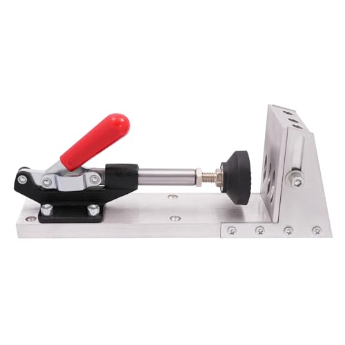Präzisions-Taschenbohrung Jig Kit für Holzbearbeitung – Einstellbare Bohrtiefe (12-45mm) mit 2 Stufenbohrern, Schrauben & Dübeln – Ideal für Möbelbau, DIY, Handwerker von WDZCZDoo