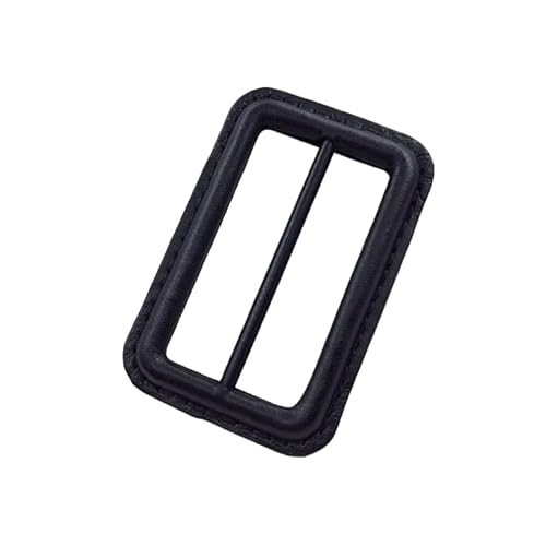 WDZDS 25–60 mm Schwarze/braune Echtleder-Schnalle, mit Leder überzogene Ersatz-Gürtelschnalle, Ersatzleder für die Herstellung von Triglide-Schiebeschnallen WDZDS 25–60 mm Schwarze/braune Echtleder-Schnalle, mit Leder überzogene Ersatz-Gürtelschnalle, Ersatzleder für die Herstellung von Triglide-Schiebeschnallen von WDZDS