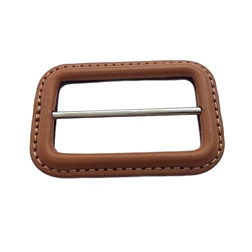 WDZDS 25–60 mm Schwarze/braune Echtleder-Schnalle, mit Leder überzogene Ersatz-Gürtelschnalle, Ersatzleder für die Herstellung von Triglide-Schiebeschnallen WDZDS 25–60 mm Schwarze/braune Echtleder-Schnalle, mit Leder überzogene Ersatz-Gürtelschnalle, Ersatzleder für die Herstellung von Triglide-Schiebeschnallen von WDZDS