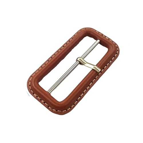 WDZDS 25–60 mm Schwarze/braune Echtleder-Schnalle, mit Leder überzogene Ersatz-Gürtelschnalle, Ersatzleder für die Herstellung von Triglide-Schiebeschnallen WDZDS 25–60 mm Schwarze/braune Echtleder-Schnalle, mit Leder überzogene Ersatz-Gürtelschnalle, Ersatzleder für die Herstellung von Triglide-Schiebeschnallen von WDZDS