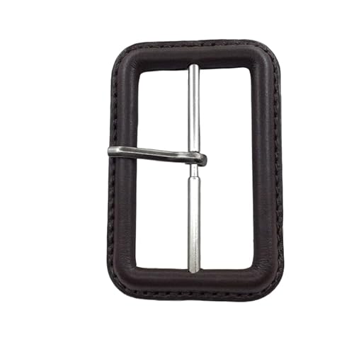 WDZDS 25–60 mm Schwarze/braune Echtleder-Schnalle, mit Leder überzogene Ersatz-Gürtelschnalle, Ersatzleder für die Herstellung von Triglide-Schiebeschnallen WDZDS 25–60 mm Schwarze/braune Echtleder-Schnalle, mit Leder überzogene Ersatz-Gürtelschnalle, Ersatzleder für die Herstellung von Triglide-Schiebeschnallen von WDZDS