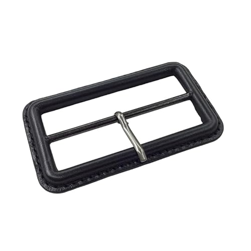 WDZDS 25–60 mm Schwarze/braune Echtleder-Schnalle, mit Leder überzogene Ersatz-Gürtelschnalle, Ersatzleder für die Herstellung von Triglide-Schiebeschnallen WDZDS 25–60 mm Schwarze/braune Echtleder-Schnalle, mit Leder überzogene Ersatz-Gürtelschnalle, Ersatzleder für die Herstellung von Triglide-Schiebeschnallen von WDZDS