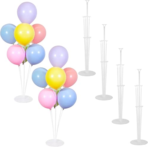 Ballonständer für Luftballons Ständer 6STK Luftballon Halter Ballonhalter Balloon Stand Kit Wiederverwendbare mit Ballon Knotter Pumpe für Partydeko Hochzeit Geburtstag Baby-Dusche Graduierung Ballonständer für Luftballons Ständer 6STK Luftballon Halter Ballonhalter Balloon Stand Kit Wiederverwendbare mit Ballon Knotter Pumpe für Partydeko Hochzeit Geburtstag Baby-Dusche Graduierung von WDZGX