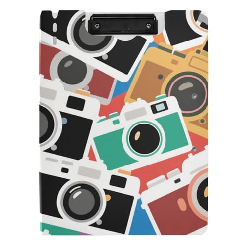 Clipboard Color Cartoon Kamera A4 Clipfolio Doppelclips Stifthalter Schule Klemmbrett mit Abdeckung Clipboard Color Cartoon Kamera A4 Clipfolio Doppelclips Stifthalter Schule Klemmbrett mit Abdeckung von WDdZzyy