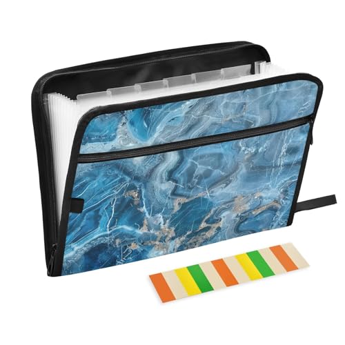 Fächermappe, Kunststoff, 13 Fächer, A4, Briefgröße, mit Reißverschluss, zur Erweiterung der Fächermappe Fächermappe, Kunststoff, 13 Fächer, A4, Briefgröße, mit Reißverschluss, zur Erweiterung der Fächermappe von WDdZzyy