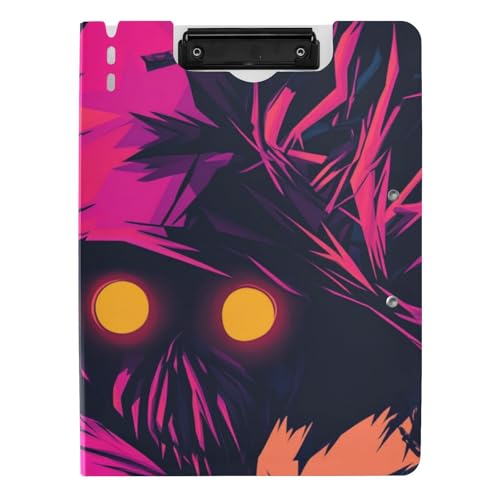 Faltbare Klemmbretter Vogelscheuche Totenkopf Happy Halloween A4 Klemmbrett Binder Doppelclips Stifthalter Still-Clipboard mit Abdeckung Faltbare Klemmbretter Vogelscheuche Totenkopf Happy Halloween A4 Klemmbrett Binder Doppelclips Stifthalter Still-Clipboard mit Abdeckung von WDdZzyy