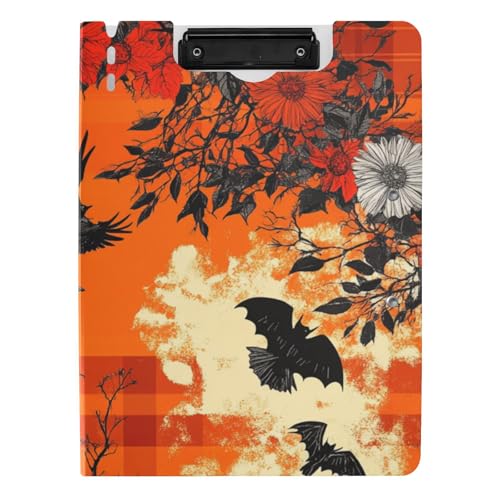 Faltbares Klemmbrett Horror Halloween Baum Zweige A4 Klemmbrett Binder Doppelclips Stifthalter Still-Clipboard mit Abdeckung Faltbares Klemmbrett Horror Halloween Baum Zweige A4 Klemmbrett Binder Doppelclips Stifthalter Still-Clipboard mit Abdeckung von WDdZzyy