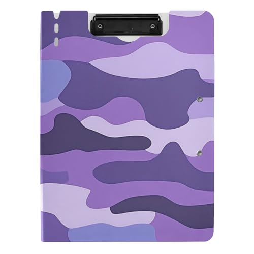 Faltbares Klemmbrett Modern Lila Camouflage Dekor A4 Klemmbrett Binderfolio Doppelclips Stifthalter Schule Klemmbrett mit Abdeckung Faltbares Klemmbrett Modern Lila Camouflage Dekor A4 Klemmbrett Binderfolio Doppelclips Stifthalter Schule Klemmbrett mit Abdeckung von WDdZzyy