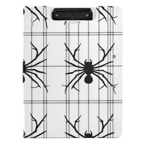 Klemmbrett, faltbar, schwarze Spinne, Büffel, kariert, Schneeflocken, Weihnachten, A4, Klemmbrett, Folio, horizontale und vertikale Doppel-Clips, Still-Clipboard mit Abdeckung Klemmbrett, faltbar, schwarze Spinne, Büffel, kariert, Schneeflocken, Weihnachten, A4, Klemmbrett, Folio, horizontale und vertikale Doppel-Clips, Still-Clipboard mit Abdeckung von WDdZzyy
