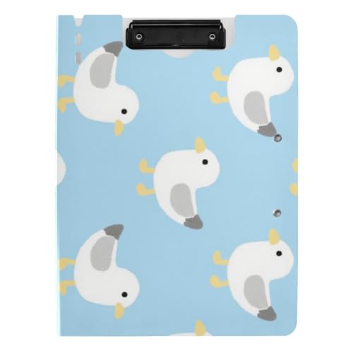 Klemmbrett Cartoon Möwe Blau A4 Klemmbrett Clipfolio Horizontal und Vertikal Doppelclips Büro Klemmbrett mit Abdeckung Klemmbrett Cartoon Möwe Blau A4 Klemmbrett Clipfolio Horizontal und Vertikal Doppelclips Büro Klemmbrett mit Abdeckung von WDdZzyy