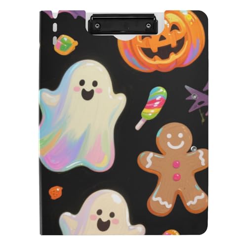 Klemmbrett Orange Halloween Kürbis A4 Klemmbrett Folio Doppelclips Stifthalter Still-Clipboard mit Abdeckung Klemmbrett Orange Halloween Kürbis A4 Klemmbrett Folio Doppelclips Stifthalter Still-Clipboard mit Abdeckung von WDdZzyy